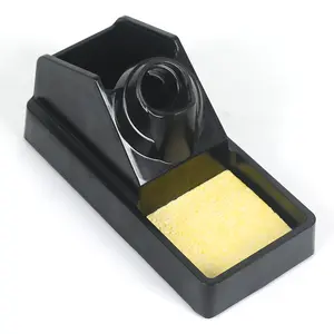 High Temperature Resistant Soldering Iron Stand with Cleaning Sponge, Durable Welding Tool Accessory, Essential for Precision Work