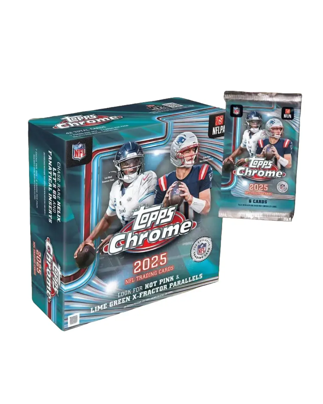 Topps Chrome 2025 Collectible Sports Cards Packs