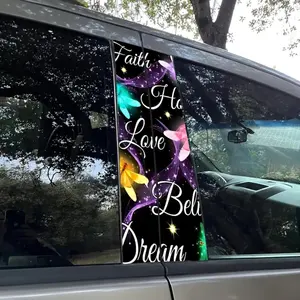 Car B-pillar Sticker, Creative Car B-pillar Decal, Car Exterior Decoration Accessories for Car, Wall, Window, Car Decorative Sticker