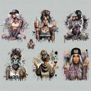 Sarcastic Woman - 30x24 - PREMADE GANG SHEET