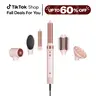 Tideway Prowaver 6-in-1 Ionic Hot Air Styler - Oval Blow Dryer Brush with Auto Wrap Curlers, Dual Voltage Travel Beauty Tool Upgrade for Blowout Hair, Curl Routine, 6 in 1 Multi-Purpose Curlers & Straighteners, Women's Gift techvibes
