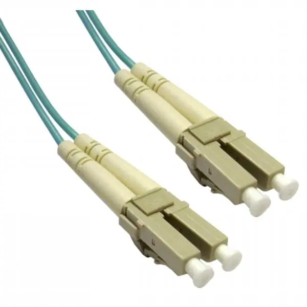 CableWholesale LCLC-31007 Multimode Aqua 10 Gig Fiber Optic 50-125
