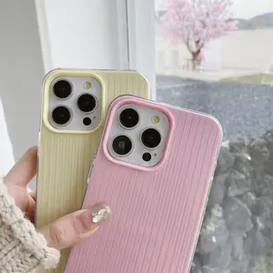 Minimalist Anti-slip & Anti-drop Phone Case, 2-in-1 Cell Phone Soft Case, Phone Accessories Compatible with iPhone 16 15 14 13 12 11 Pro Max, Cover, Casing