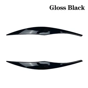 1 Pair For BMW 3 Series E90 E91 320i 325i 328i 330i 2005-2012 Sedan Touring Automotive Car Headlight Eyebrow Eyelid Trim Eyebrows Eyelids Lids Carbon Fiber Pattern