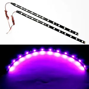 30cm 12"  Flexible LED Strips High Power Bright 5050 12 SMD  DRL Under Dash Accent Light, , Cuttable, Pack of 2