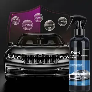 Prepinfoam-P104 Ceramic Coating Car Wax, 3-In-1 Brightening Anti-Stain Hydrophobic Spray, Professional Grade Auto Detailing Product