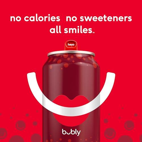 bubly Sparkling Water, Cherry, Zero Sugar & Zero Calories, Seltzer Water, 12 Fl Oz Cans (Pack of 8)