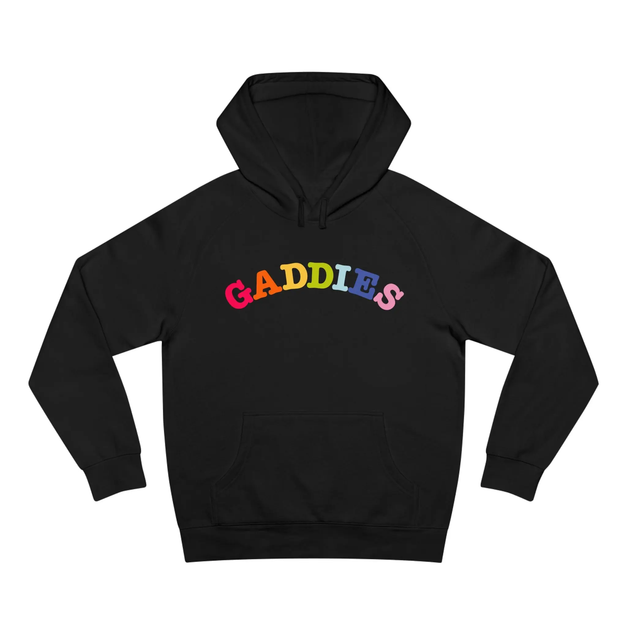 Gaddies Pride Hoodie - Premium Cotton with Kangaroo Pocket & Sleeve Cuff Ribbing - True to Size Fit - LGBTQ+ Empowerment Collection