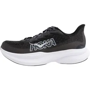 Hoka Mens Mach 6 Running Shoes - Black/White 1147790-BWHT