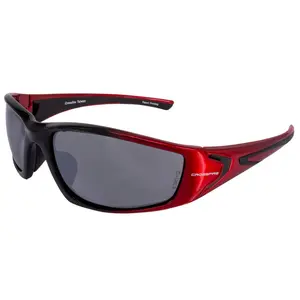 Crossfire RPG safety Glasses Red with Silver Mirror Lenses