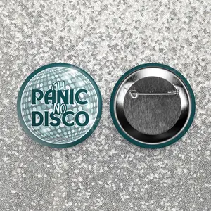 All Panic No Disco Button Pin