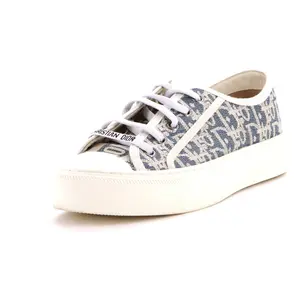 Pre-owned Christian Dior Women's Walk'N'Dior Sneakers Oblique Canvas by Rebag