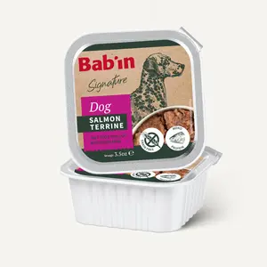 Signature Wet Dog Food, Salmon Flavor,  3.5 oz, 32 Pack