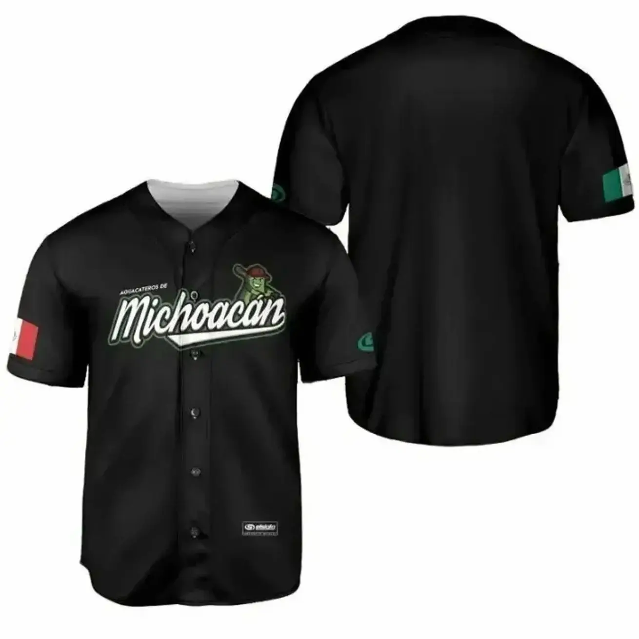 Michoacán Baseball Jersey, Mexico Jersey for Men Women All-Over Print Baseball Jersey K