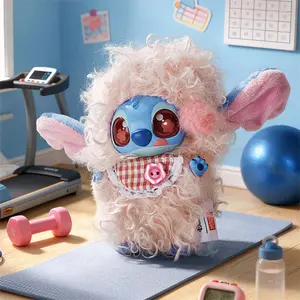 Miniso Disney Stitch Plush Blind Box - "5 More Minutes" Series Collectible Surprise Figure - Cute Desk Decor & Bag Charm