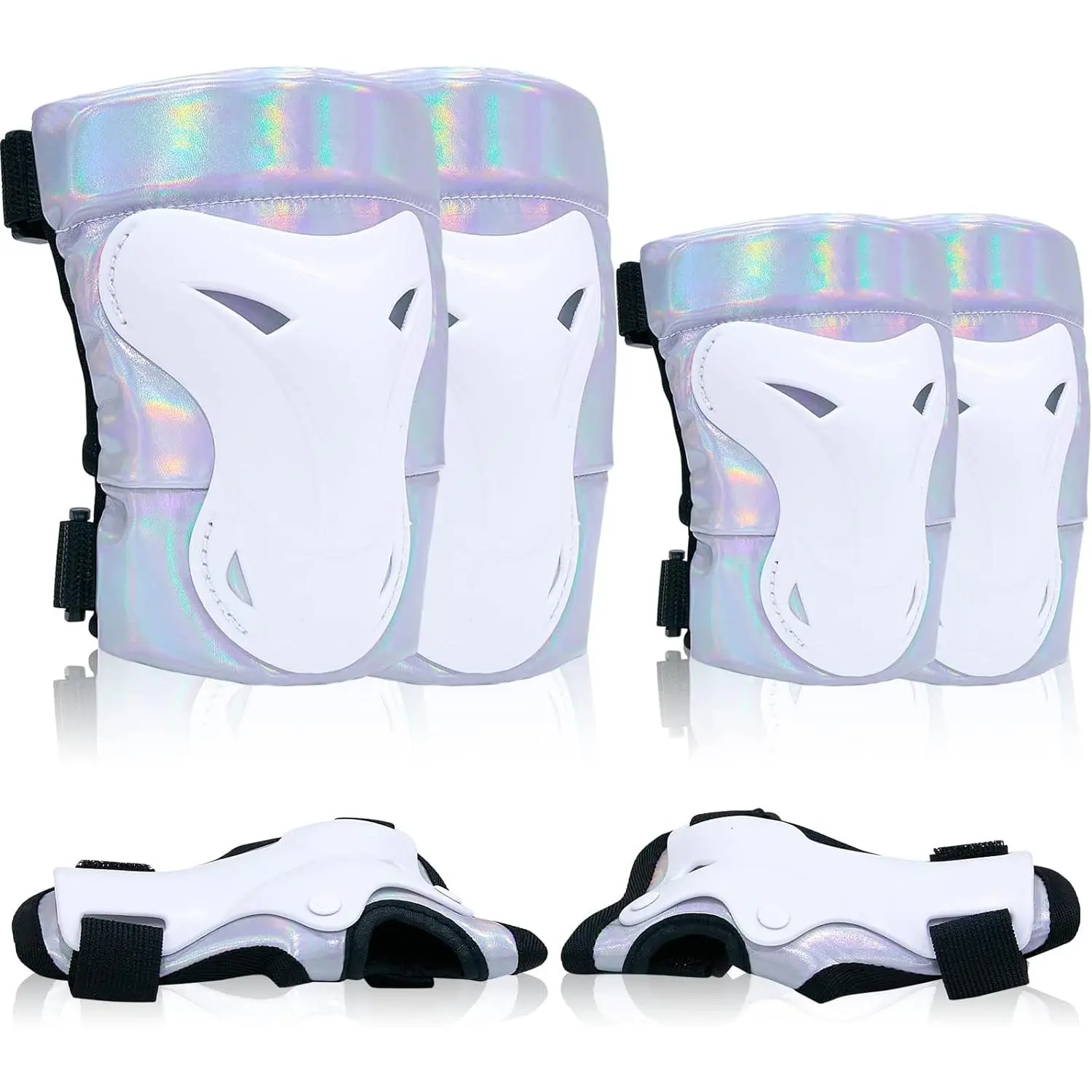 Pads for Men,  Pads Wrist Guard  and Elbow Pads Adult Protective Gear Set for Skateboard, Roller Skating, for Women Men Youth Adult