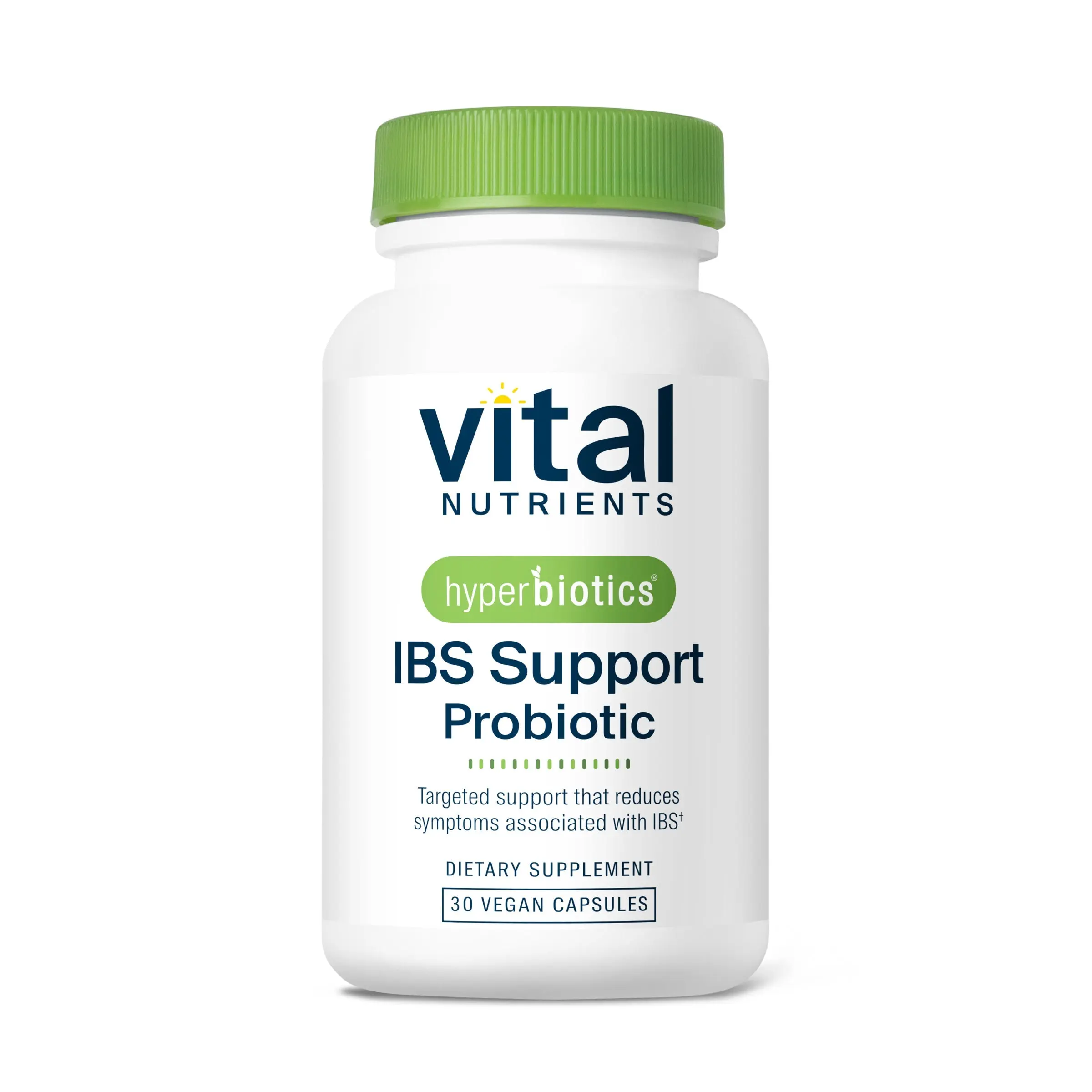 Hyperbiotics Vital Nutrients IBS Probiotic | Reduce Symptoms of IBS* | Clinically Studied Vegan probiotic for IBS Relief from Bloating, Gas, Diarrhea, & Abdominal Discomfort*