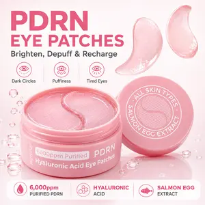 【Watofun】PDRN nette eye patch Under Eye Patches, Cooling Hydrogel Eye Masks with Hyaluronic Acid for Puffiness, Dark Circles & Tired Eyes