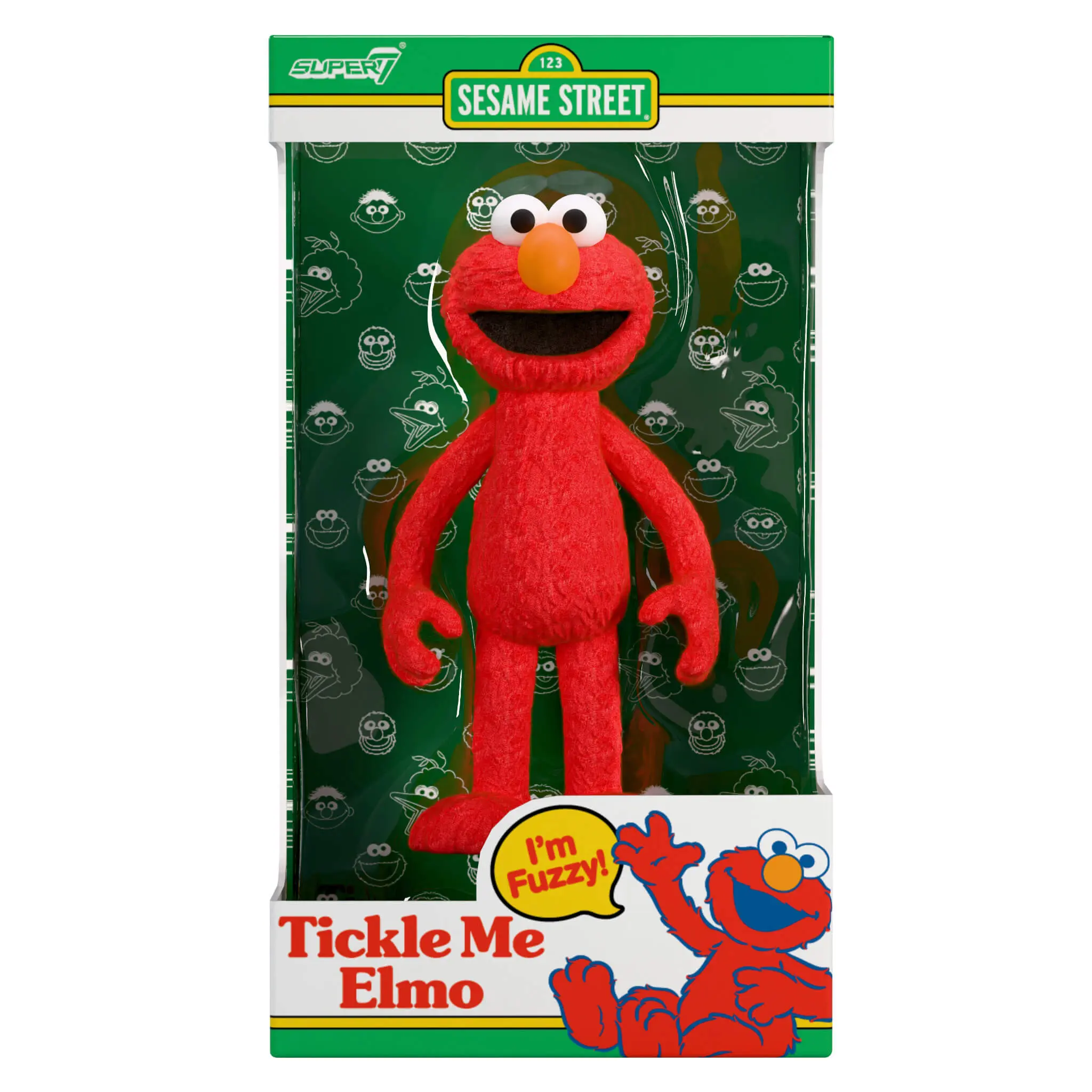 Super7 Sesame Street ReAction Figures - Elmo (Tickle Me Elmo)
