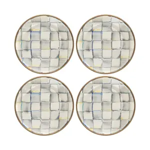 MacKenzie- Childs Set of 4 Appetizer Plates MacKenzie- Childs Set of 4 Appetizer Plates
