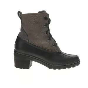 Sperry Womens Saltwater Round Toe Lace Up Casual Boots Ankle Low Heel 1-2" - Grey
