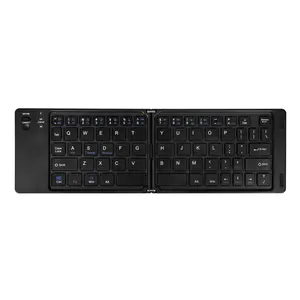 Wireless Bluetooth keyboard, foldable, suitable for iPad 10, rechargeable, universal and convenient portable keyboard for tablets and mobile phones