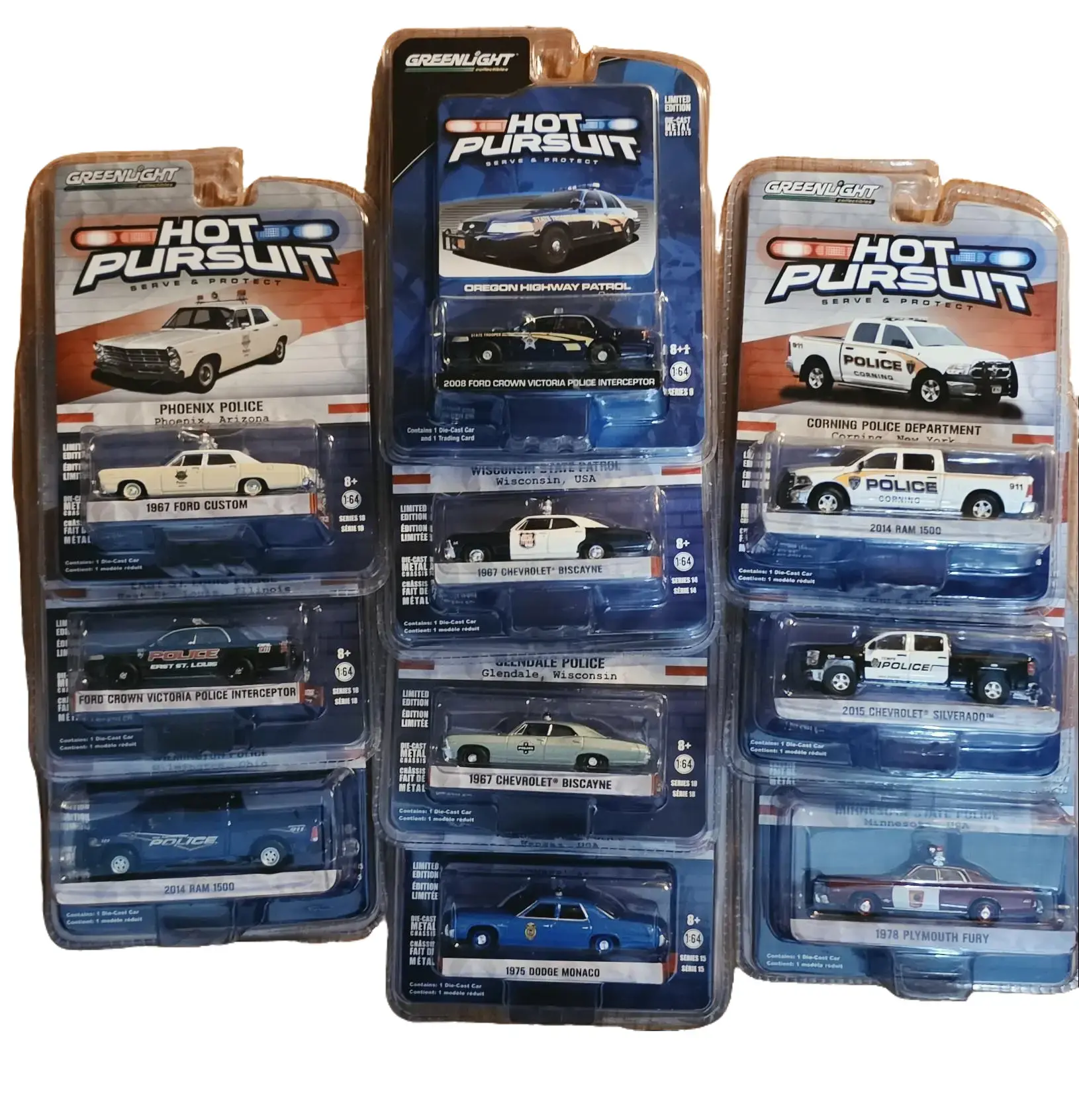 Greenlight Hot Pursuit Collectible Diecast Model Car, Entertainment Collectible Toy