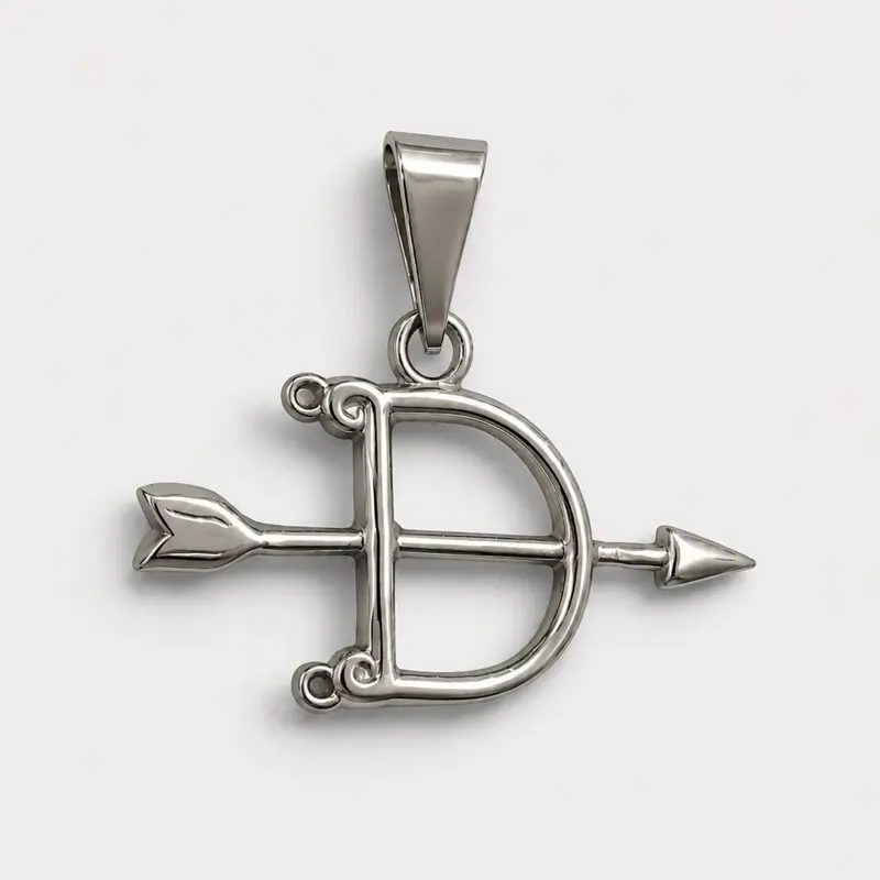 925 Silver Ochosi Religious Pendant, Yoruba Faith Necklace, Spiritual Jewelry Accessory