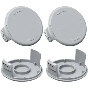 4 Pack AC14HCA Replacement Parts Spool Cap for Ryobi Weed Wacker, String Trimmer Refill Parts Cap Covers for Ryobi One+ 18V, 24V, 40V Cordless String Trimmers