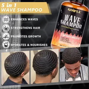 360 Wave Shampoo with Glycerin Set with Comb & Cap, Deep Cleansing & Nourishing Haircare Kit, Includes Styling Wax for Defined Waves, Hydrating Shampoo