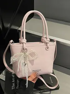 2026 New Spring High-Value Trendy Handbag with Phone Holder, Stylish Shoulder Bag, Vintage Patchwork Design, Casual All Seasons