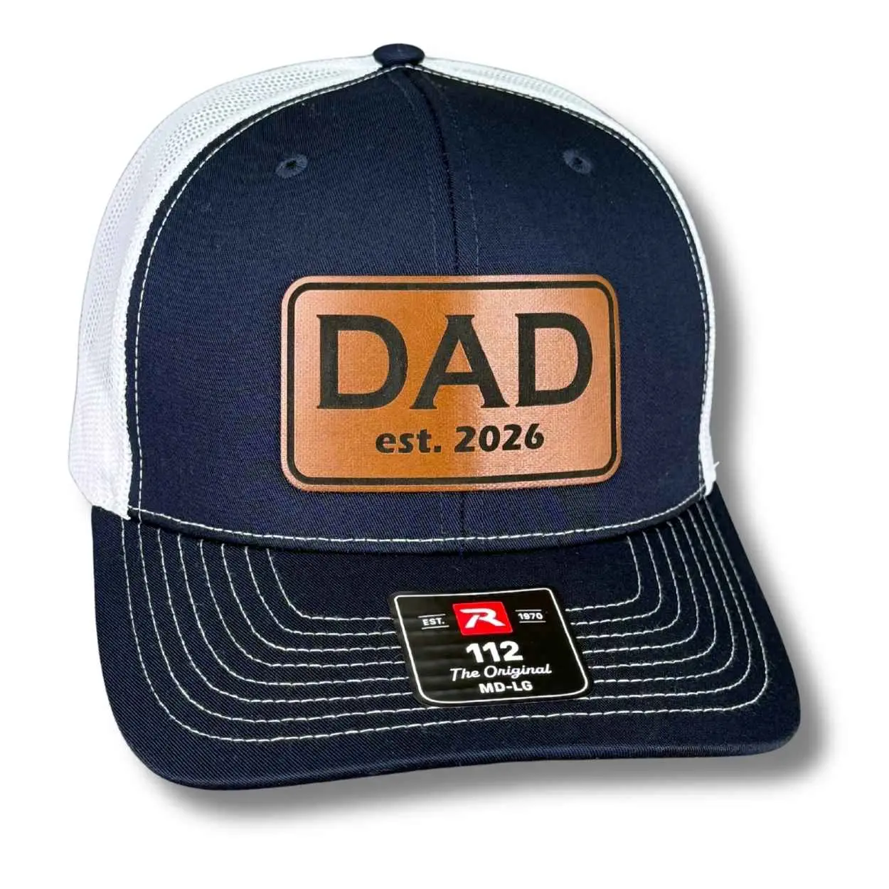 DAD Est. 2026 Personalized Hat, Custom New Gift, Richardson 112 Snapback, Father’s Day Gift
