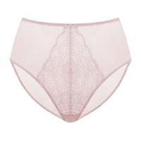 Mermaid Scales-High-Rise-Light Pink