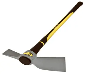 212 MAIN Truper TH-5FD-C 5 lbs. Fiberglass Handle Cutter Mattock - Drop Forged Head, Double Injected, Heavy Duty Garden Anvil Trimmer for Cutting, Digging Roots