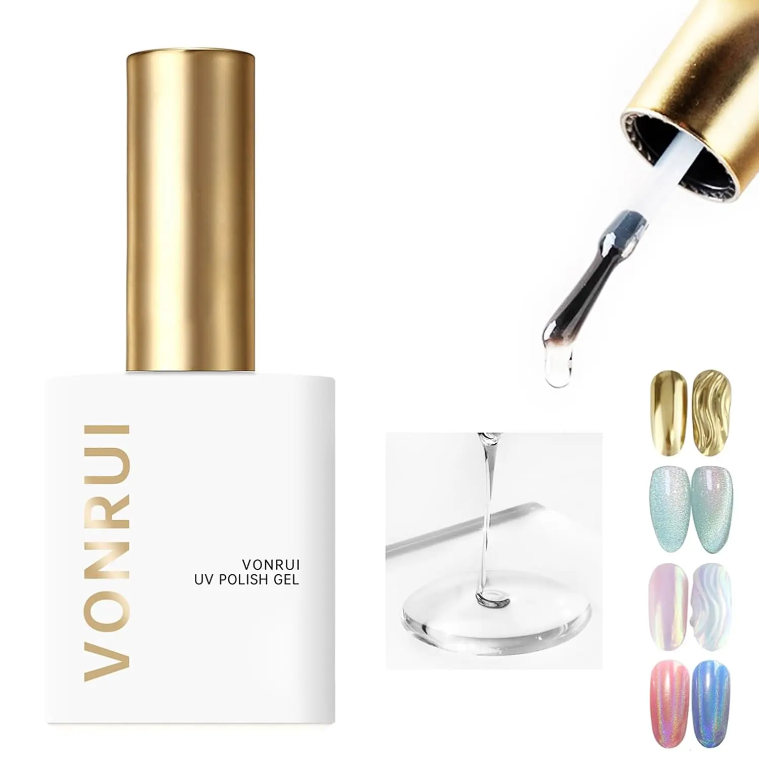 No Wipe Top Coat for Chrome Nail Powder Gel Nail Polish Soak Off Long Lasting Top Coat Gel High Gloss,Chrome Nail Powder Nail Gel Polish