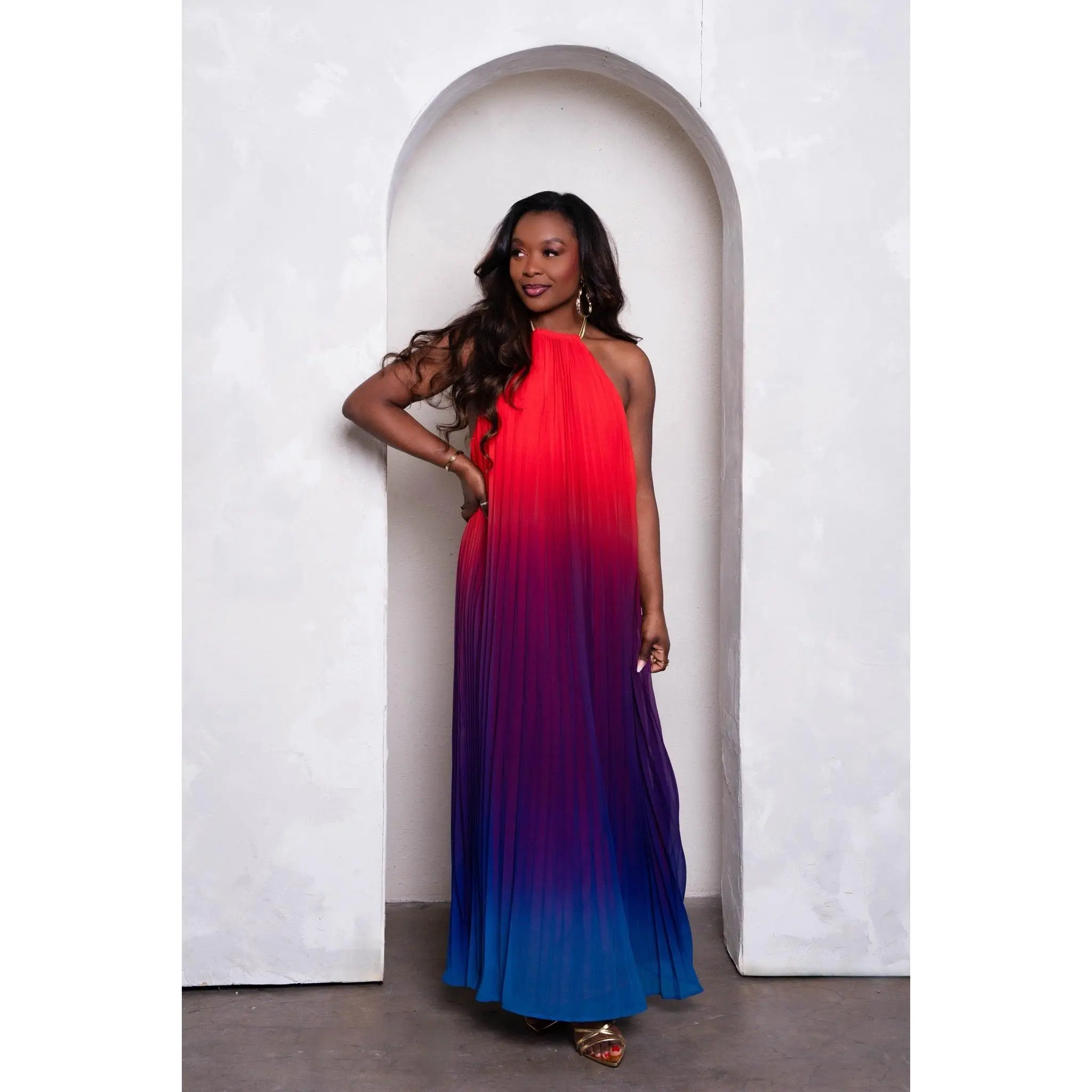 Nadia Ombre Maxi Dress - TikTok Shop