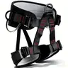 THOEDPRIX Professional Unisex Adult Half Body Safety Harness - Thick, Durable Carbon Steel Climbing Protective Gear with Adjustable Fit, Tools Stay Hooked Function - Ideal for Camping, Rock Climbing, Demolition