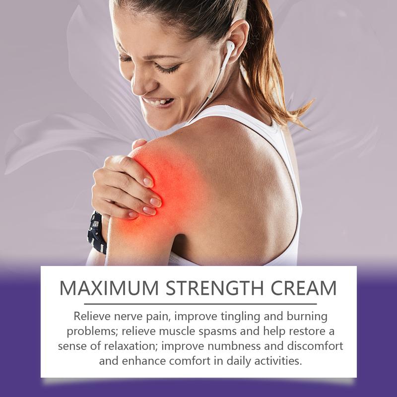 Neuropathic Pain Relief Cream 100g/3.53OZ, Neuropathy Magnesium Cream For Neuropathy Magnesium Body Butter Deeply Moisturizes Skin, Neuropathy Cream Magnesium,Keep Soft Smooth