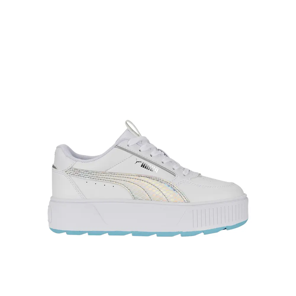 PUMA Womens Karmen Rebelle Mermaid Platform Sneakers Shoes Casual - White
