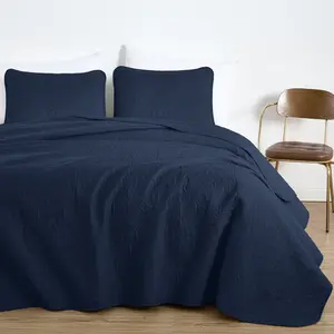 Chezmoi Collection Luca Oversized Bedspread Set Floral Medallion Embossed Coverlet Queen/King Size Soft Microfiber Polyester Material Ultrasonic Quilting Durable Lightweight Cozy Comfortable Machine Washable