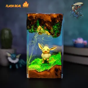 Handmade Snorlax Resin Sculpture – Unique Epoxy Art, Collectible Pokémon Model, Desk Display Figure, Gamer Room Decor, Gift for Fans