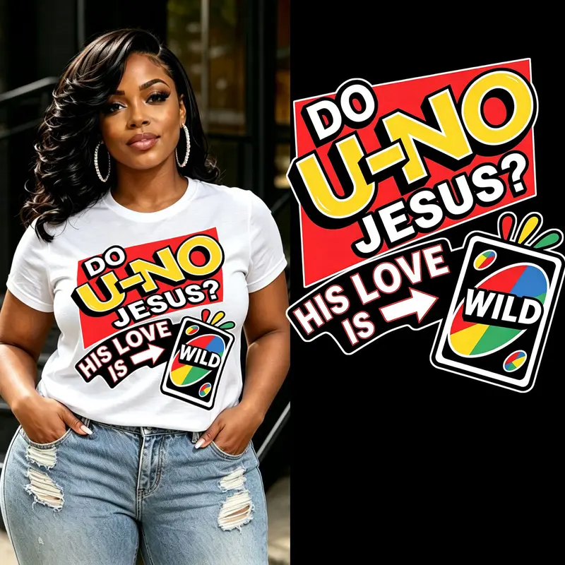 Jesus Love DTF Iron-On Decal - Wash-Resistant Ready-to-Press Transfer for DIY Shirts, Streetwear Clothing Sewing Accessories