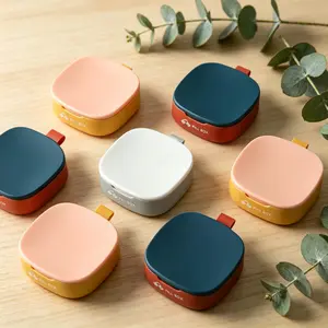 5pcsSilicone Mini Sealed Pill Box - Portable Home Travel Medicine Organizer, Small Storage Container for Home Supplies
