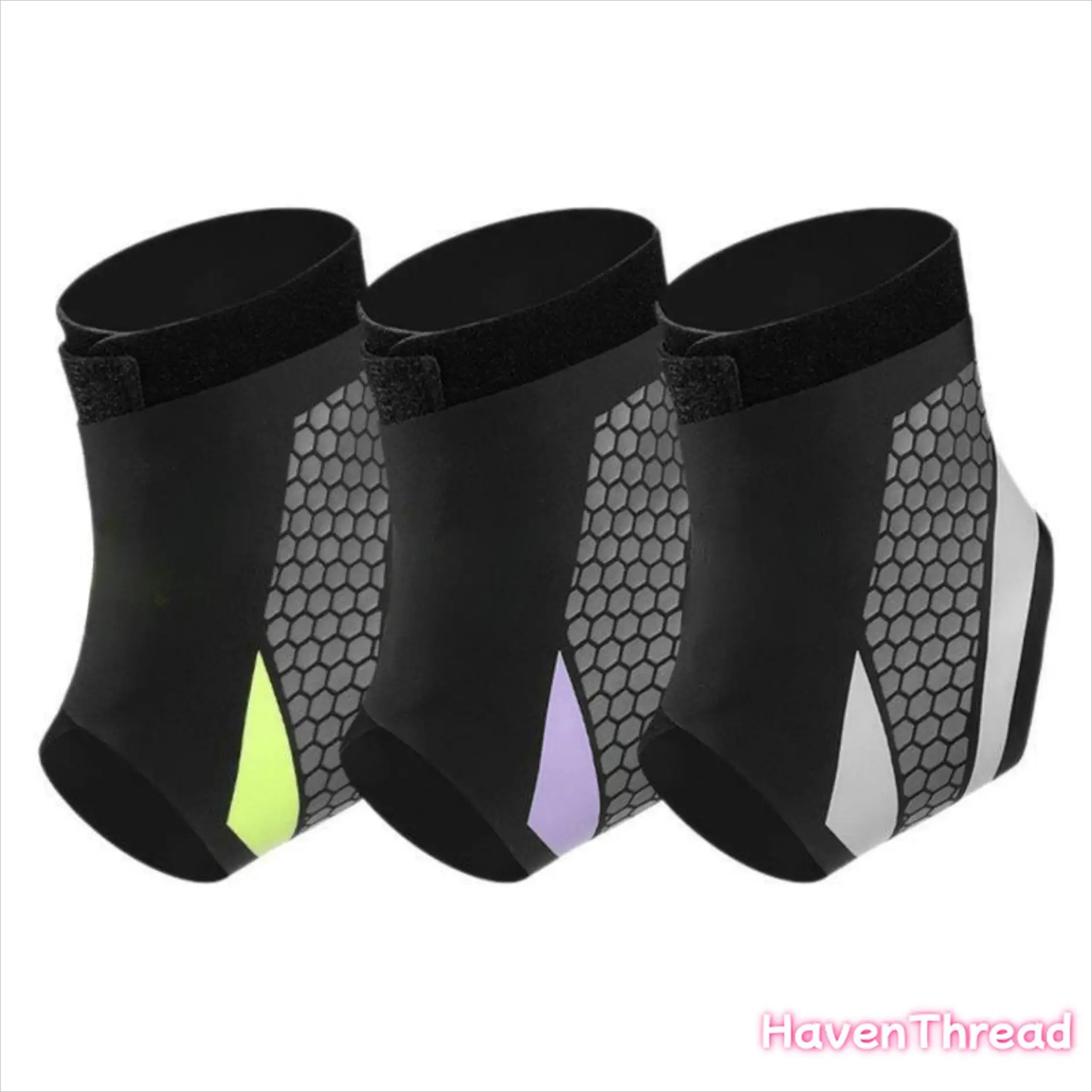 Adjustable Breathable Ankle Brace, Compression Support Cuff for Men and Women, Ideal for Gym and Running, Ankle Compression Cuff