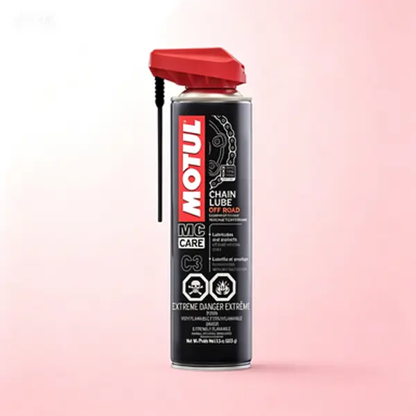 Off Road Chain Lube for Dirt Bikes ATVs, High Adhesion Motorcycle Chain Lubricant Spray, Anti-Wear Mud Resistance O-Ring Safe, Durable Protective Lube for Off-Road Riding, Non-Stick Formula