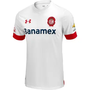 Under Armour Toluca Away Jersey 15 - White/Red