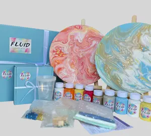 Fluidart Box Circle Duo Art Kit. Best gift for everyone.