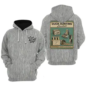 Combat Waterfowl - The Essentials Camo Hoodie, Men's Hunting Camo Hoodie, Vintage 3D, Gift Idea, Gift for Dad or Husband,Perfect For Outdoor Enthusiasts