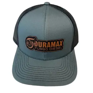 Duramax Turbo Diesel Hat, Leather patch Hat, Diesel Truck, Trucker Hat, Diesel Lover Hat, Duramax, trucker hat, duramax hat, richardson, patch hat