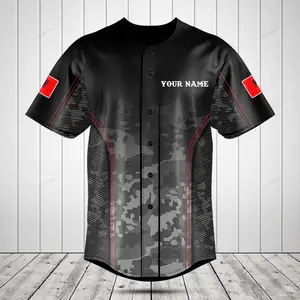 Customize Albania Camo Motto Baseball Jersey Shirt, Gift for Men Women